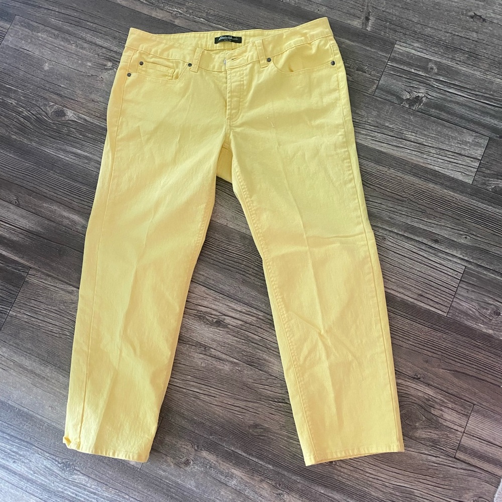 Eddie Bauer yellow jeans